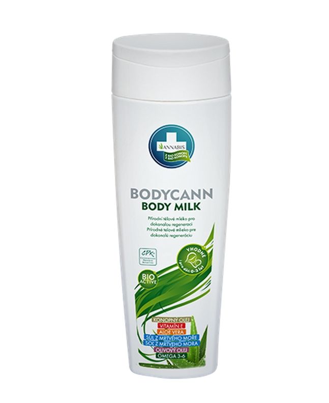 Bodycann Mleczko do ciała z konopi 250 ml