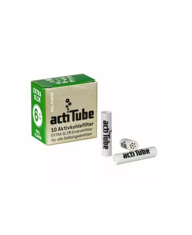 Filtry z węglem aktywnym actiTube EXTRA SLIM 6 mm 10szt.