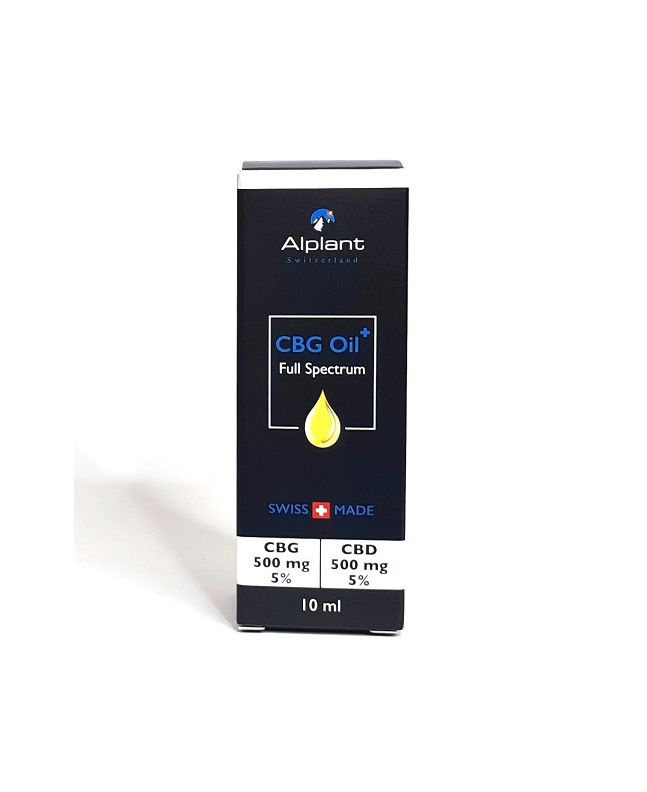 Olej konopny Full Spectrum CBG 5% + CBD 5% Alplant 10ml