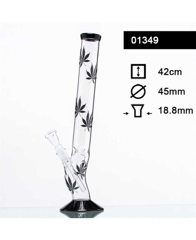 Bongo szklane Ganja H 42 cm szlif 18,8 mm 45 mm