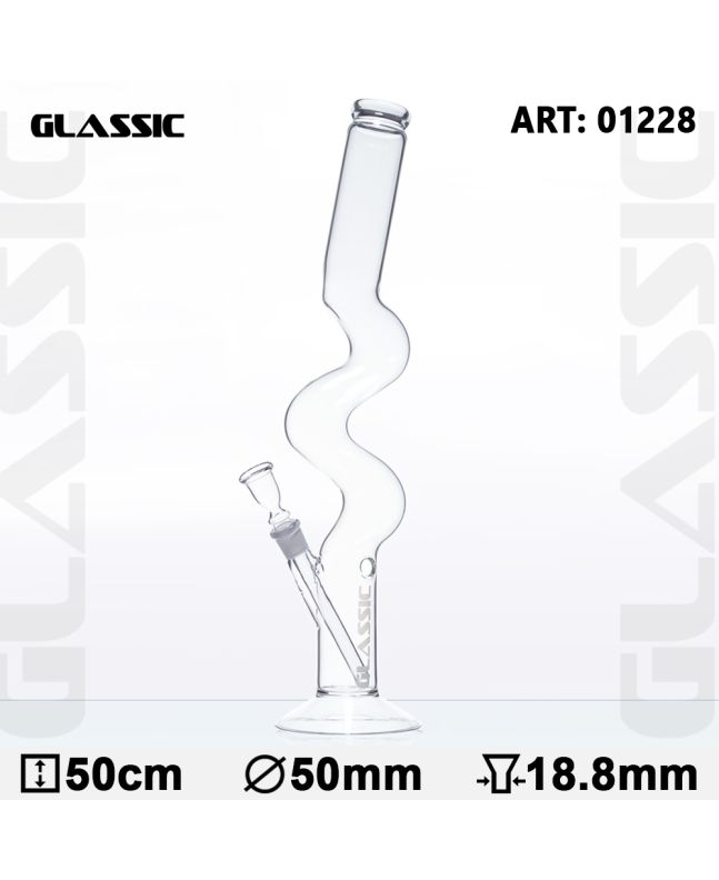Bongo szklane Glassic 50 cm, szlif 18,8 mm