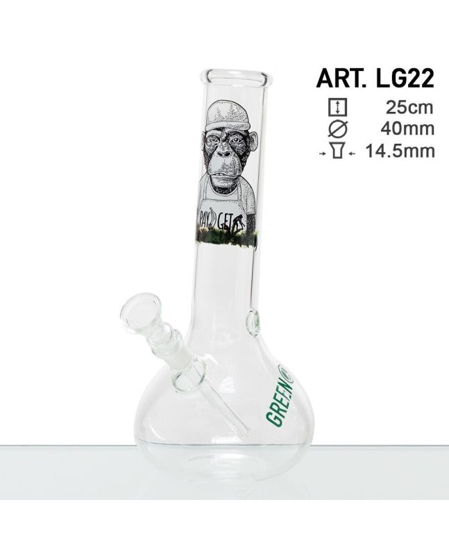 Bongo szklane Greenline H 25 cm szlif 14,5 mm