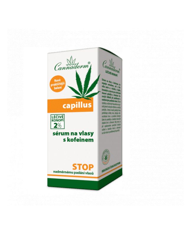 CAPILLUS Serum z kofeiną przeciw wypadaniu włosów Cannaderm - 40 ml