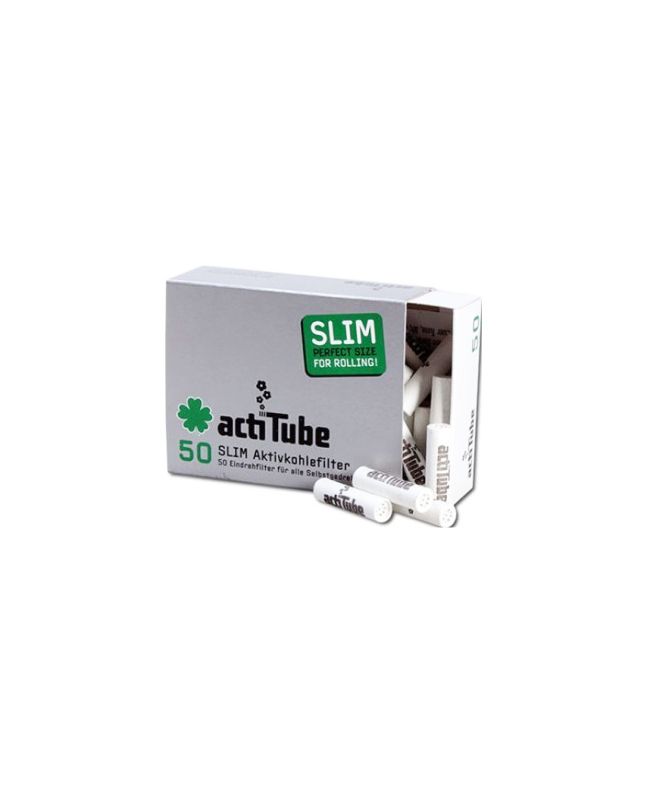 Filtry z węglem aktywnym actiTube SLIM 6,9mm 50szt.