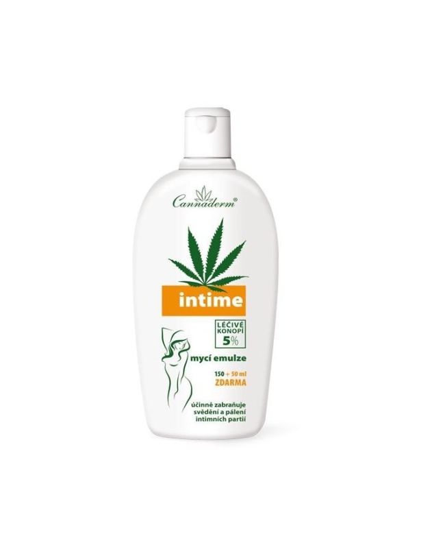 INTIME Emulsja do higieny intymnej Cannaderm - 200 ml
