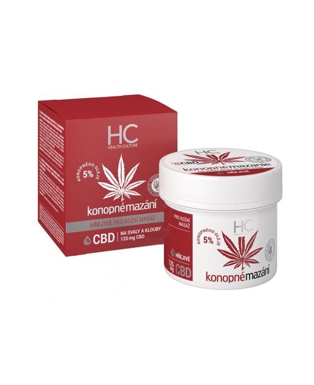 Maść konopna rozgrzewająca z wysoką zawartością CBD 125ml