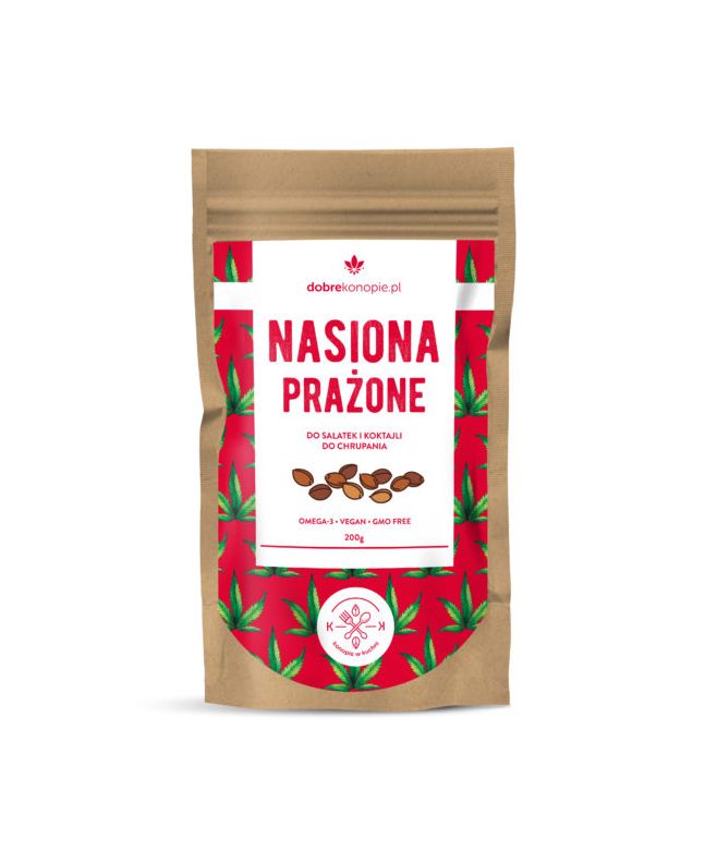 Nasiona konopne Prażone 200g
