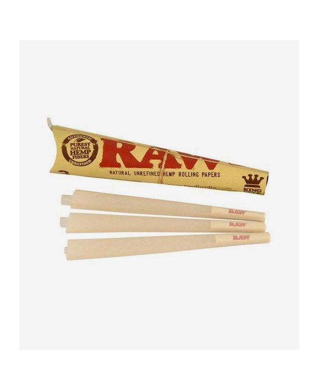 Cones RAW Classic Kingsize, gotowe jointy - 3 sztuki