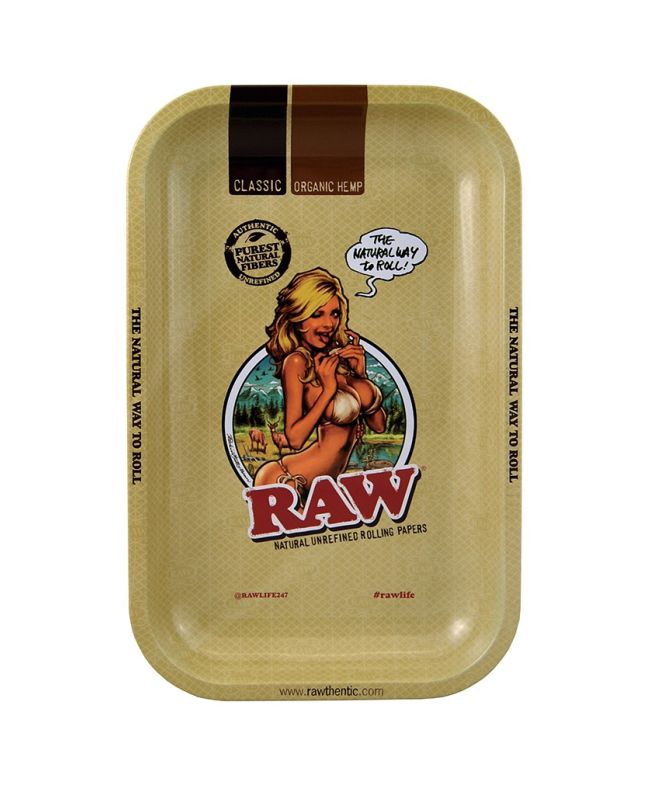  Tacka do skręcania jointów RAW Girl Średnia 27,5 x 17,5 cm