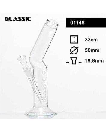 Bongo szklane Glassic H 33 cm szlif 18,8 mm 50 mm