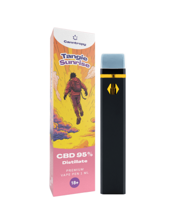 Canntropy CBD Jednorazowy Vape Pen - Tangie Sunrise, CBD 95%, 1 ml