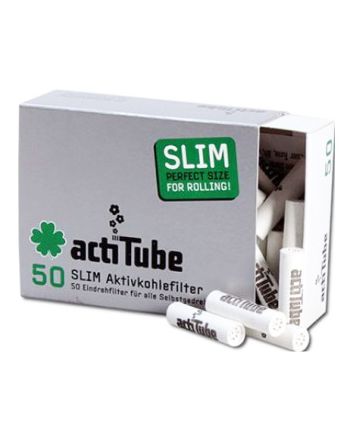 Filtry z węglem aktywnym actiTube SLIM 6,9mm 50szt.