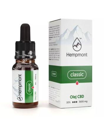 Olejek konopny CBD 30% 3600 mg, Hempmont Classic – 12 ml