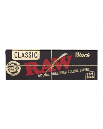 Bibułki RAW Classic Black 1 1/4 
