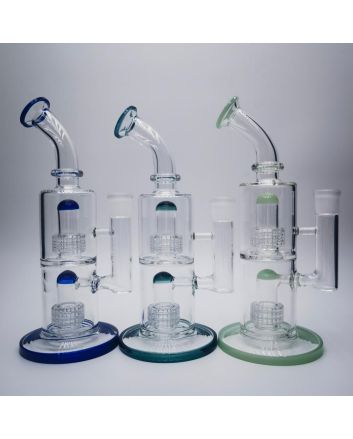 Bongo szklane z percoolatorem, bubbler H 29 cm 18,8 mm Φ 65 mm