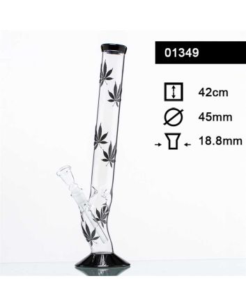 Bongo szklane Ganja H 42 cm szlif 18,8 mm 45 mm