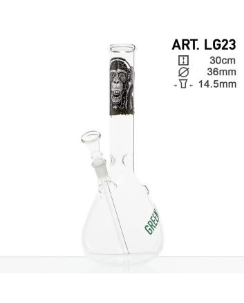 Bongo szklane Greenline H 30 cm szlif 14,5 mm