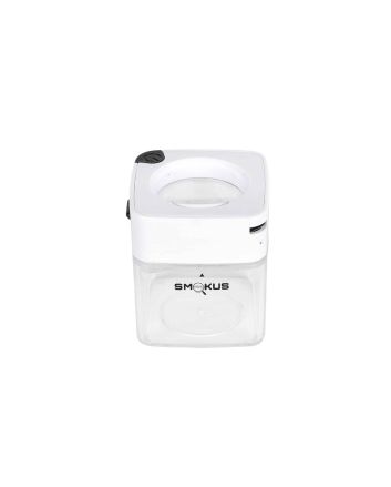 Smokus Focus Comet Jar BIAŁY - Pojemnik LED z lupą