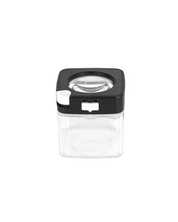 Smokus Focus Comet Jar CZARNY - Pojemnik LED z lupą