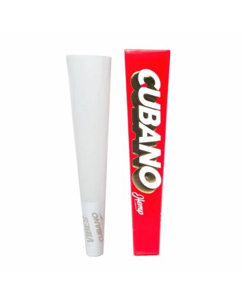 VIBES Cubano Hemp – gotowa bibułka stożek CZERWONE