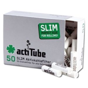 Filtry z węglem aktywnym actiTube SLIM 6,9mm 50szt.