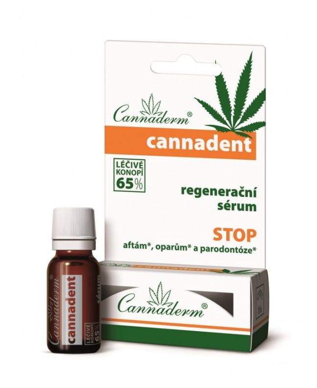 Cannadent Serum regeneracyjne na pleśniawki i opryszczkę Cannaderm - 5 ml
