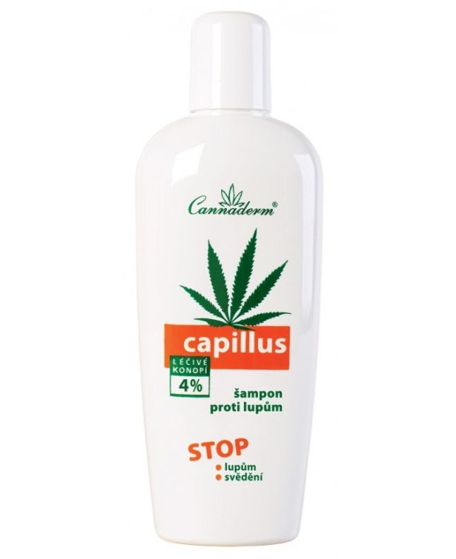 CAPILLUS Szampon przeciwłupieżowy Cannaderm - 150 ml