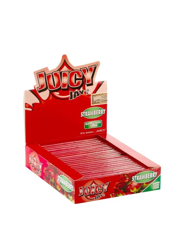 Bibułki smakowe Juicy Jay’s Strawberry TRUSKAWKOWE