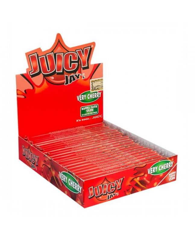 Bibułki smakowe Juicy Jay’s Very Cherry WIŚNIOWE