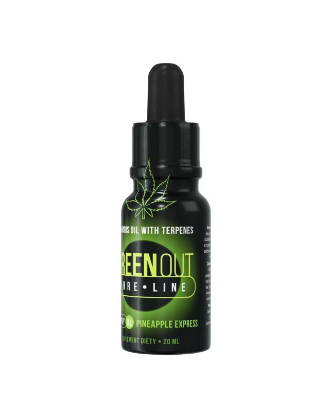 Olejek konopny Green Out® Pure - Pineapple Express 20ml