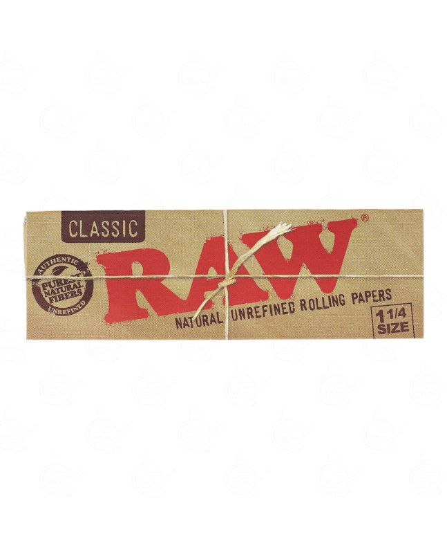 Bibułki RAW Classic 1 1/4 + gotowe ustniki