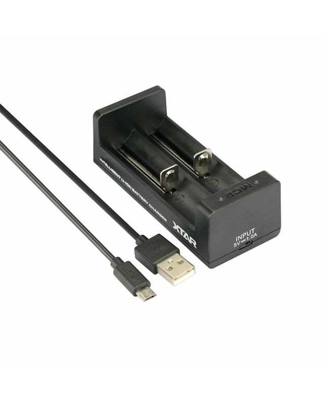 XTAR MC2 - ładowarka do akumulatorków 18650 na USB 1A