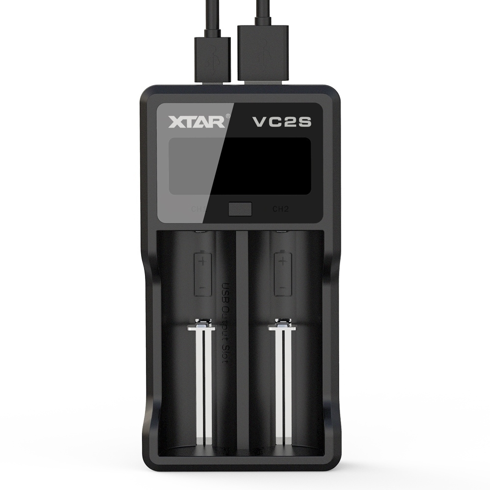 XTAR VC2S - ładowarka do akumulatorków 18650 na USB Powerbank